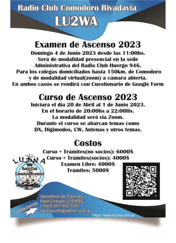 Ascenso 2023 743x1024 - Curso y Examen de Ascenso 2023