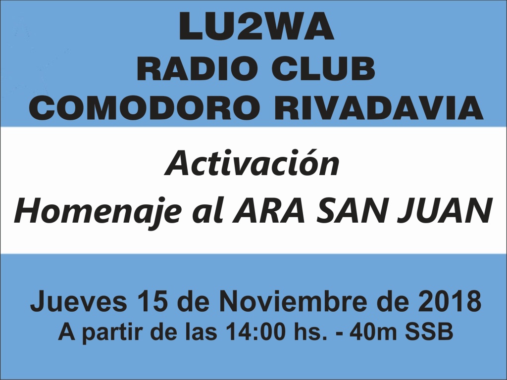 Homenaje Ara San Juan - Activación Homenaje Submarino ARA San Juan - 15/11/18
